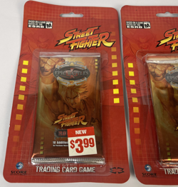 Epic Battles TCG Street Fighter Blister Card Booster Packs Sealed Lot of 4 NIB - Image 2