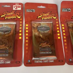 Epic Battles TCG Street Fighter Blister Card Booster Packs Sealed Lot of 4 NIB - Image 4