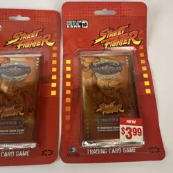 Epic Battles TCG Street Fighter Blister Card Booster Packs Sealed Lot of 4 NIB - Image 5