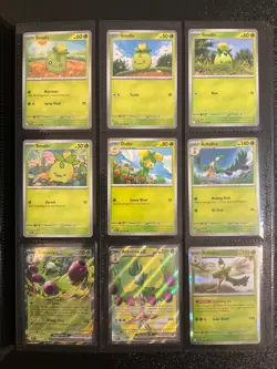 9 Smoliv Dolliv Arboliva Pokemon Cards Cute Ex Rare Holo mixed lot - Image 1