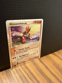 Pokemon TCG Hitmonchan EX Ruby and Sapphire Holo Ultra Rare Card 98/109 - Image 3