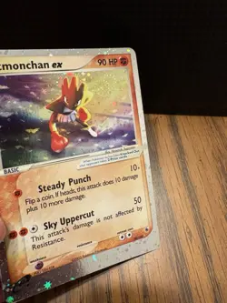 Pokemon TCG Hitmonchan EX Ruby and Sapphire Holo Ultra Rare Card 98/109 - Image 5