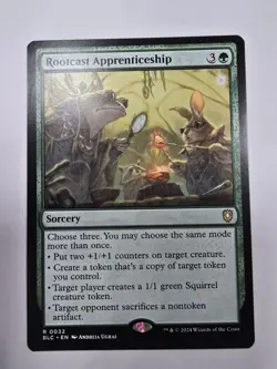 Rootcast Apprenticeship Commander: Bloomburrow Regular Magic The Gathering - Image 1