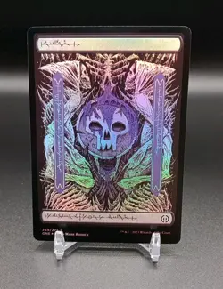 MTG Swamp(Phyrexian) #269 -ONE-Full Art Foil- NM Condition - Image 1