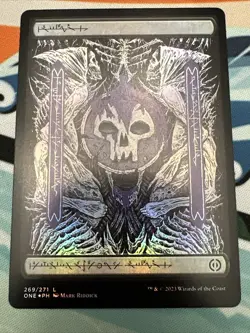 1 x Swamp (269) - Foil - Phyrexian - Phyrexia: All Will Be One - NM-Mint - MTG - Image 1