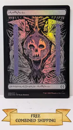 Swamp (269) - Full Art Phyrexia: All Will Be One Foil - Image 1
