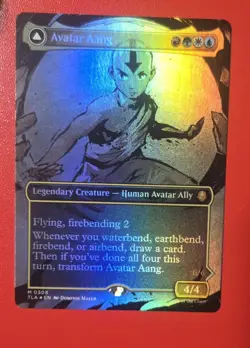 MTG - Avatar Aang - Borderless - Foil - Avatar: The Last Airbender - Image 1