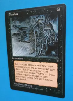 Magic the Gathering MTG Legends FBB DARKNESS (TENEBRE) VLP/EX ITALIAN C 1995! - Image 3