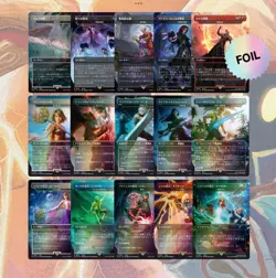 MTG Secret Lair X Final Fantasy: Complete JAPANESE FOIL Set (Confirmed Presale) - Image 1
