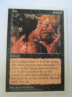 MTG Pox Fifth Edition 5th Light Play!! - Image 1