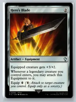 Hero's Blade Commander: FINAL FANTASY 345 Uncommon - Image 1