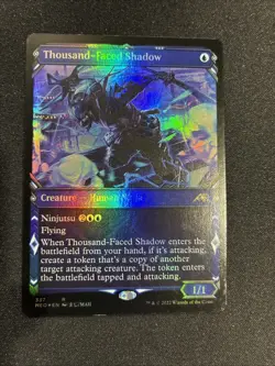 MTG - Thousand-Faced Shadow (Showcase) Kamigawa: Neon Dynasty FOIL - LP - Image 1