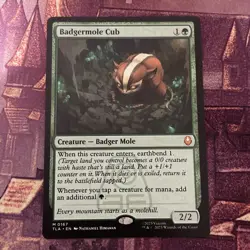 MTG Badgermole Cub Avatar: The Last Airbender Regular - Image 1