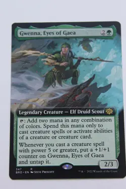 MTG Gwenna Eyes of Gaea x1- Ext Art-The Brothers' War-Pack Fresh - Image 1