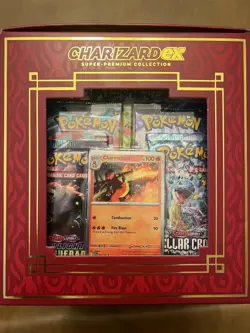 Pokemon TCG: Charizard EX Super Premium Collection New Factory Sealed Box 10 Pks - Image 2