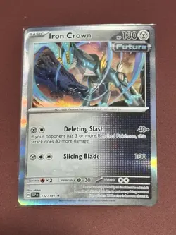 Pokemon Iron Crown - 132/191 - Holo Rare - Surging Sparks | FRE Shipping 2+ - Image 1