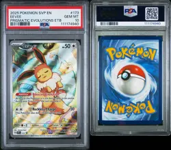 2025 POKEMON SVP EN-SV BLACK STAR PROMO #173 EEVEE PSA 10 - Image 4