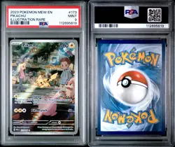 2023 POKEMON MEW EN-151 173 PIKACHU ILLUSTRATION RARE PSA 9 - Image 5