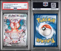 2023 POKEMON OBF EN-OBSIDIAN FLAMES SPECIAL ILLUSTRATION RARE CHARIZARD EX PSA 9 - Image 5
