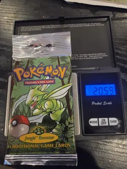Pokemon Jungle Booster Pack - Factory Sealed - long steam - Scyther Artwork - Image 1