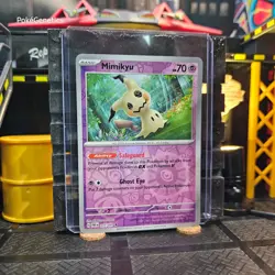 Mimikyu Paldean Fates Reverse Holo Pokemon TCG 037/091 Scarlet & Violet Rare - Image 3