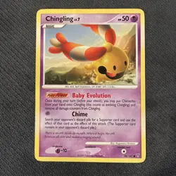 Chingling 98/147 Pokemon Supreme Victors Common 2009 MP - Image 1