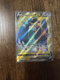 Copperajah V 187/192 Ultra Rare Pokemon Rebel Clash NM - Image 1