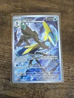 Pokemon TCG Inteleon 142/132 Mega Evolution Illustration Rare Full Art Holo NM - Image 1