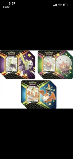 Pokemon Shining Fates Sealed Case Tins X6 - Image 4