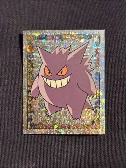 Gengar Merlin Pokemon Album Stickers Silver Prism #S15 1999 - Image 1