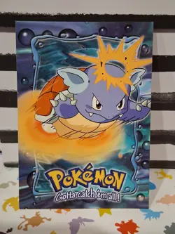 Pokemon Topps #08 Wartortle Stage 2 E8 of 12 - Image 1