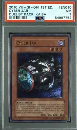 Yu-Gi-Oh! Ulti 1st Ed PSA 7 LOT! CYBER JAR/SPELLBOOK MAGICIAN/HIGH PRIESTESS - Image 3