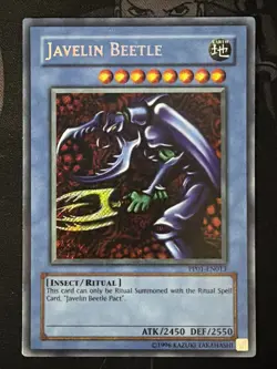 Javelin Beetle PP01-EN013 Unlimited Secret Rare LP Misprint Secret Not Super - Image 2