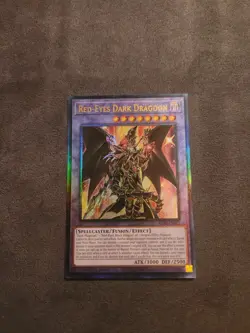 YuGiOh! Red-Eyes Dark Dragoon RA02-EN021 Prismatic Ultimate Rare 1st Ed NM - Image 1