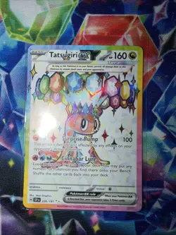Pokemon TCG Tatsugiri EX Double Rare Card 226/191 SV08 Surging Sparks - Image 1