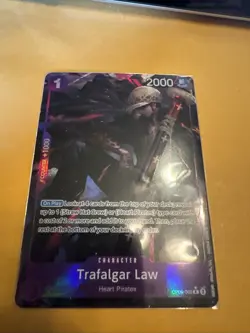 One Piece Card Game Trafalgar Law (Parallel) OP09-069 Rare NM English - Image 1