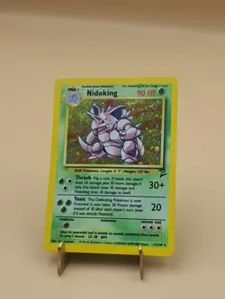 1999-2000 Pokemon Nidoking Holo Base Set Card 11/130 Rare 2nd Edition - MP!! - Image 1