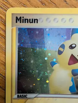 Minun 6/12 Holo EX Trainer Kit Pokemon TCG Card - Image 3