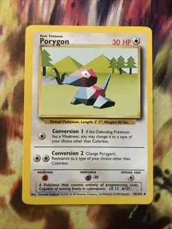 PORYGON - 39/102 - Base Set - Pokemon Card - - Image 1