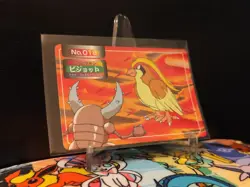 [NM] Pokemon Pidgeot vs Pinsir No. 018 Topsun Battle Card Green Back Japan - Image 1