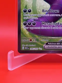 Pokemon TCG Arbok EX Full Art Ultra Rare Card 185/165 NM/M Condition - Image 4