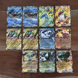 11 Card Lot - Paldea Evolved EX & Ultra Rare Full Art Holo Pokemon NM/M - Image 1
