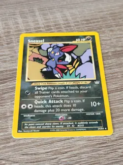 Sneasel 24/64 Non Holo Rare Neo Revelation Pokemon Card - Image 1