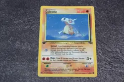 Cubone Pokemon Jungle Card 50/64, First Edition Base Set,1999, Pokemon TCG - Image 1