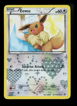 Eevee RC14/RC25 Legendary Treasures 2013 Radiant Collection Pokemon Card TCG - Image 1
