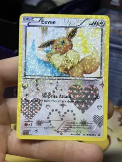 Eevee RC14/RC25 Legendary Treasures 2013 Radiant Collection Pokemon Card TCG - Image 3
