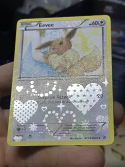 Eevee RC14/RC25 Legendary Treasures 2013 Radiant Collection Pokemon Card TCG - Image 5