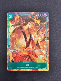 OP01-033 Izo ALT ART Foil - One Piece Card - PRB-01 The Best ENGLISH - Image 1