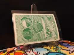 [NM] Pokemon Charmander vs Bulbasaur No. 004 Topsun Battle Card Green Back Japan - Image 2