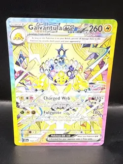 Pokemon Galvantula EX TCG Card Stellar Crown Holo 168/142 Sv07 A - Image 2